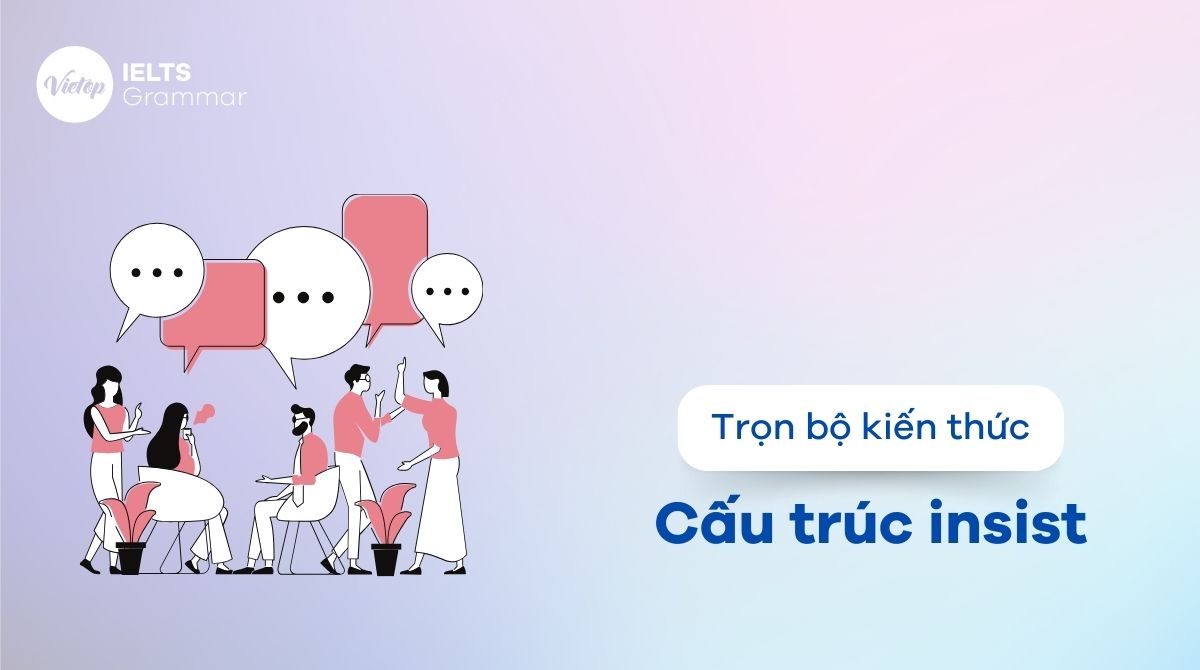 cấu trúc insist trong tiếng Anh