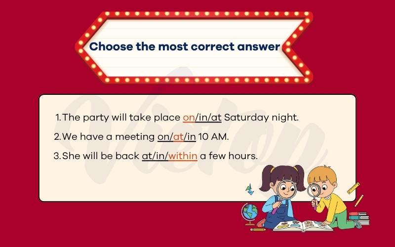 Choose the most correct answer