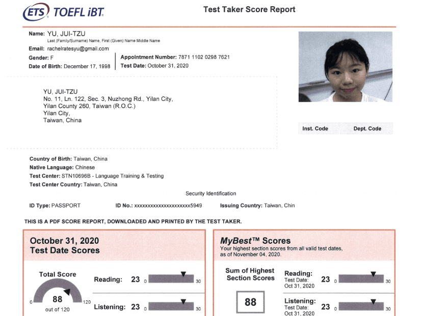 Chứng chỉ TOEFL