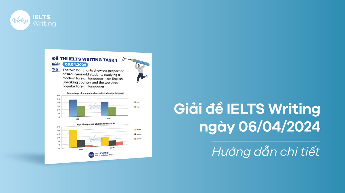 [ACE THE TEST] Giải đề IELTS Writing ngày 06/04/2024