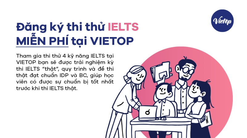 Thi thử IELTS miễn phí tại Vietop