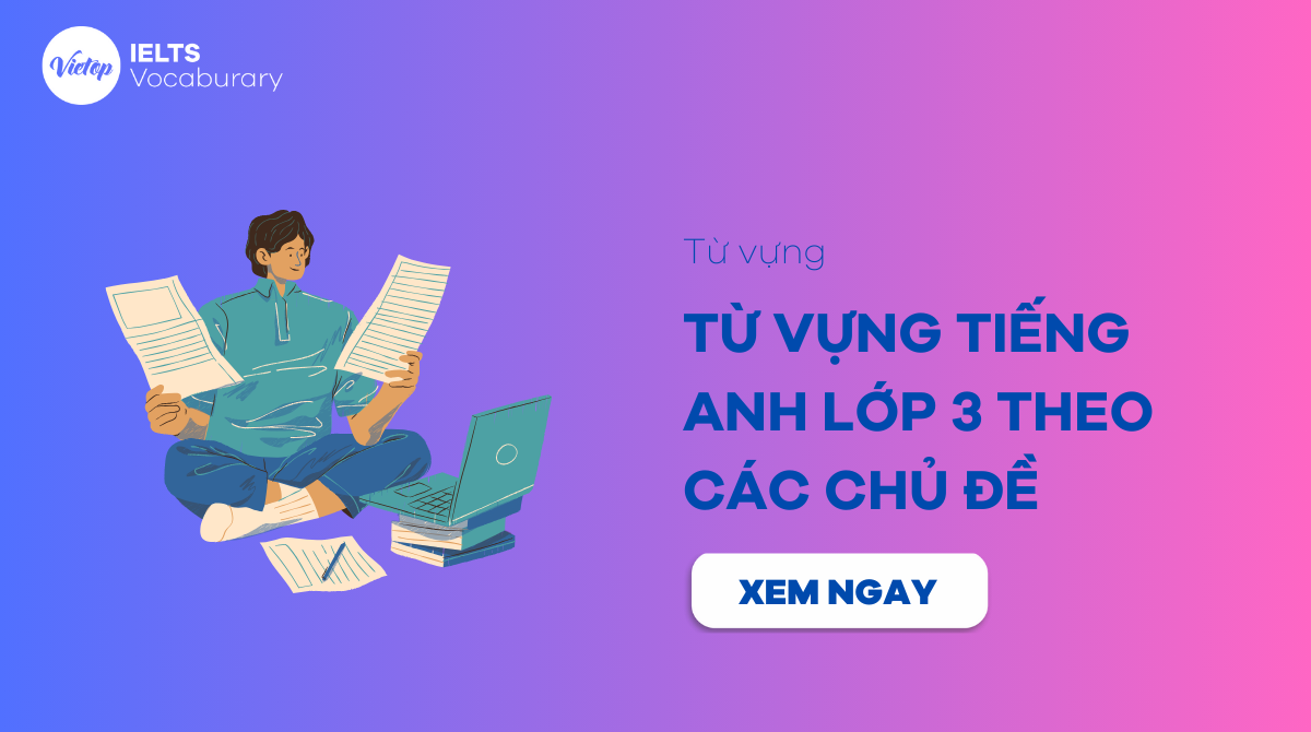 từ vựng tiếng Anh lớp 3