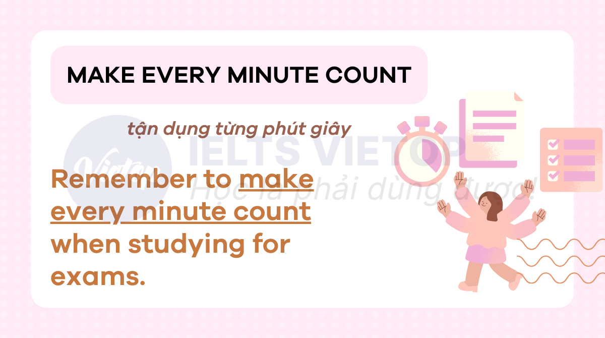 Idioms về thời gian