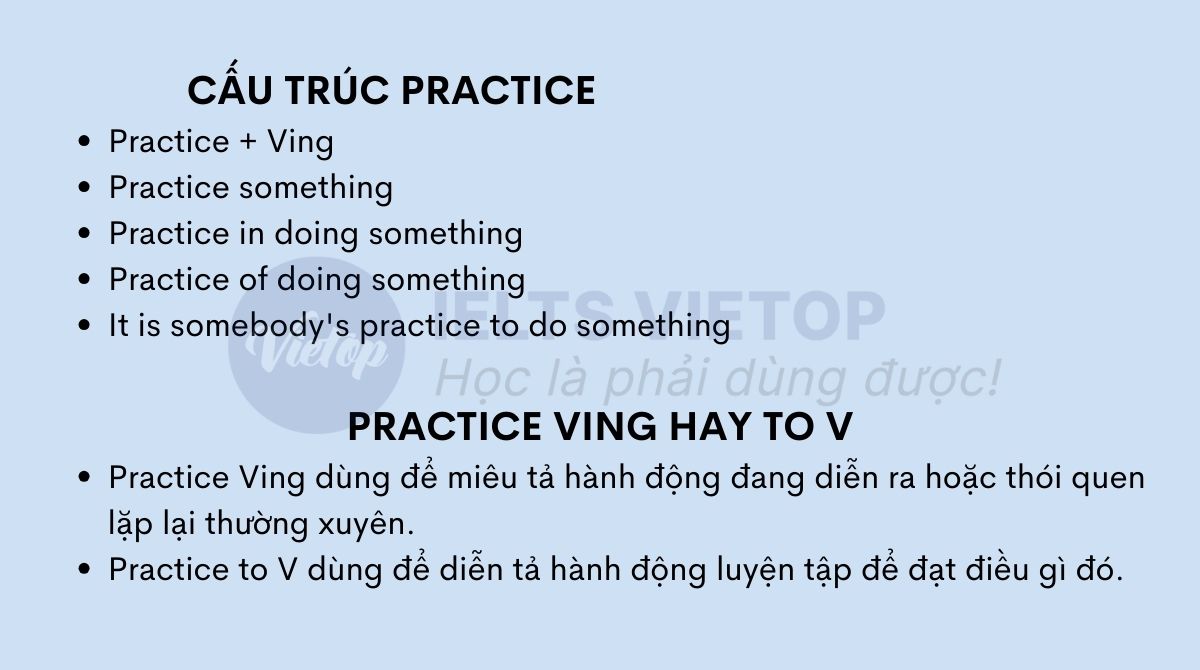 Bài tập cấu trúc practice