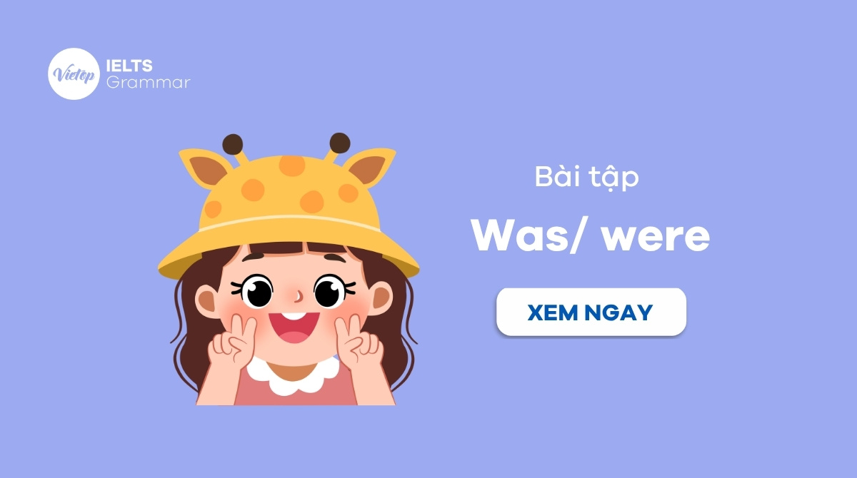 Bài tập was were