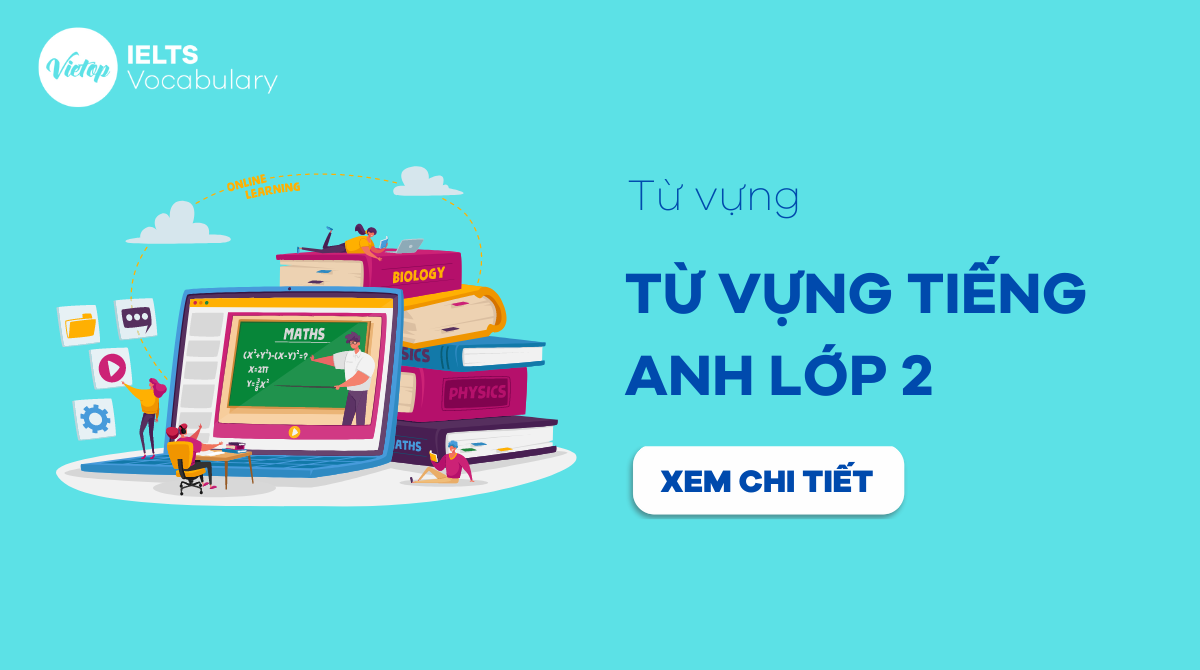 từ vựng tiếng Anh lớp 2