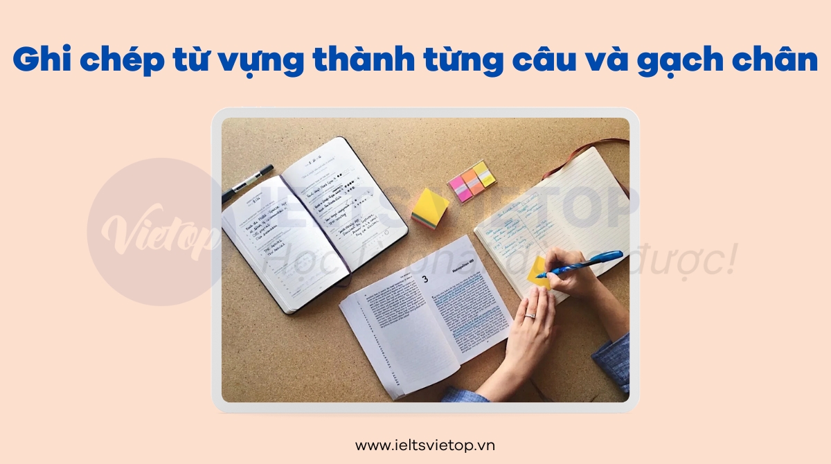 cách ghi chép từ vựng tiếng Anh