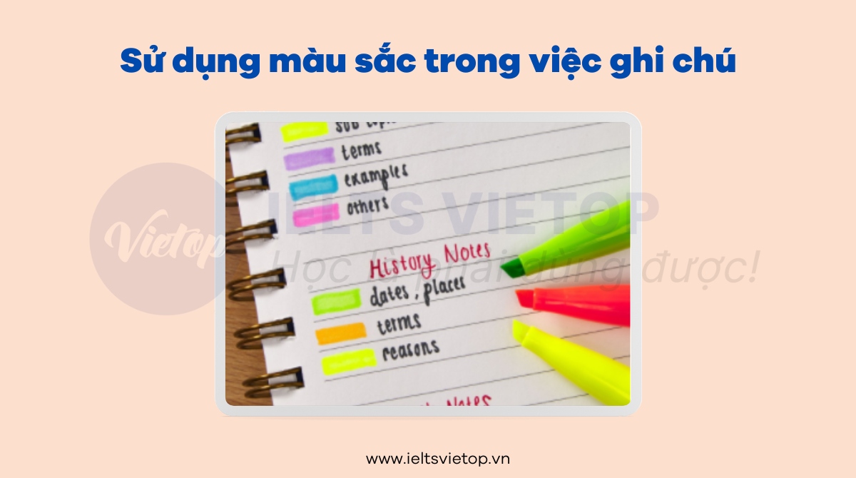 cách ghi chép từ vựng tiếng Anh