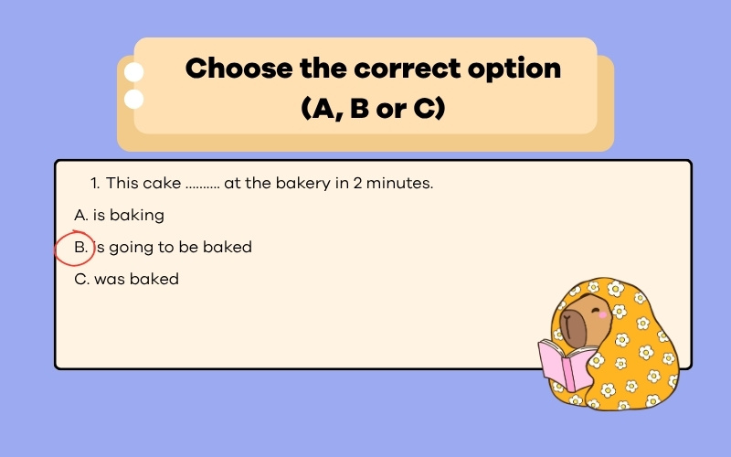 Choose the correct option abc