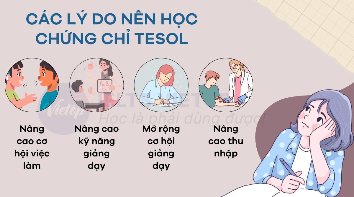 Các lý do nên học chứng chỉ TESOL 