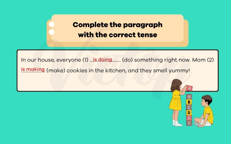 Complete the paragraph with the correct tense