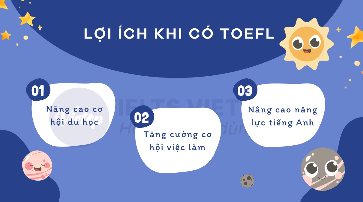 Lợi ích khi sở hữu chứng chỉ TOEFL