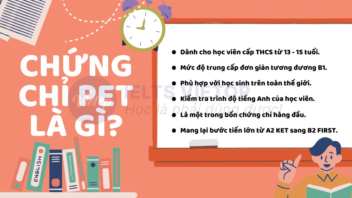 Những thông tin sơ lược về chứng chỉ PET là gì? 