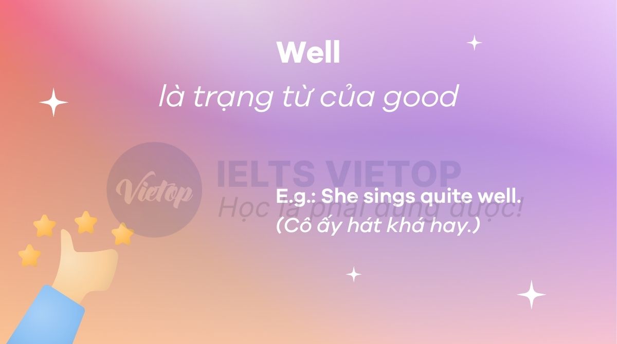 Trạng từ của good là gì