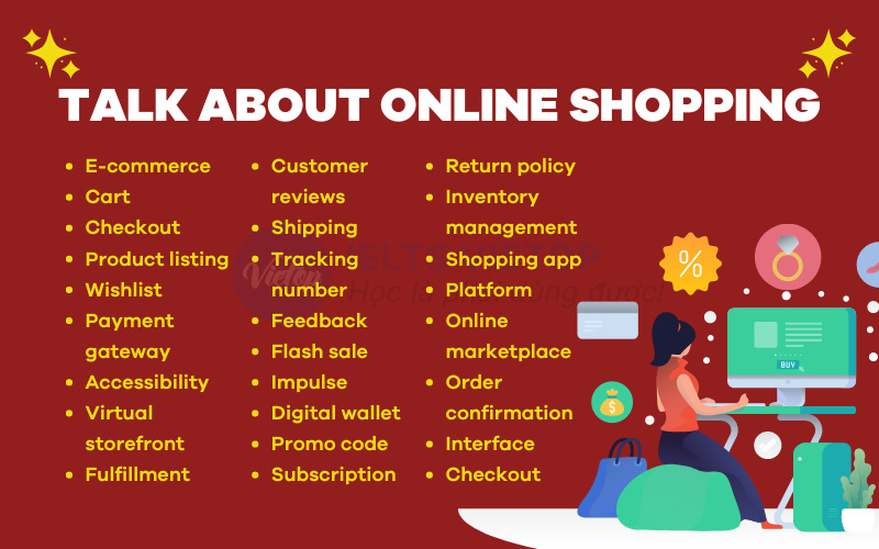 Từ vựng chủ đề talk about online shopping