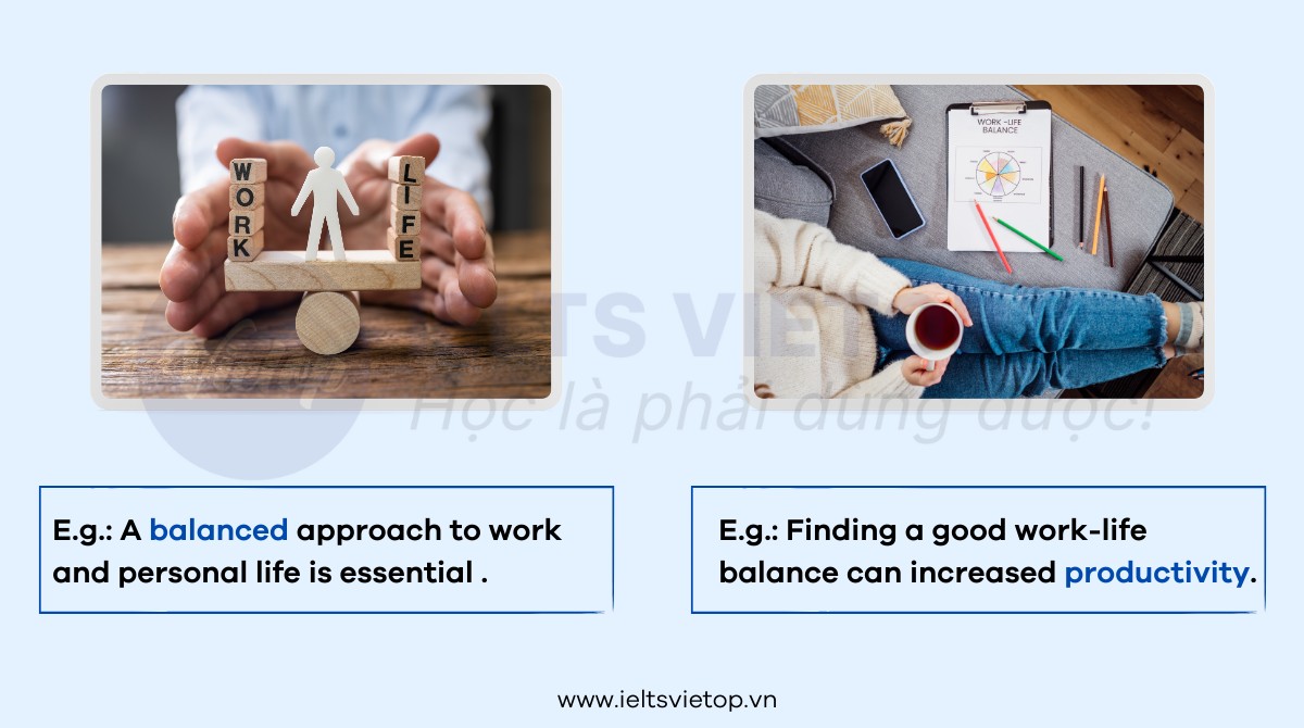 Từ vựng IELTS Writing Task 2 Topic Work-life balance