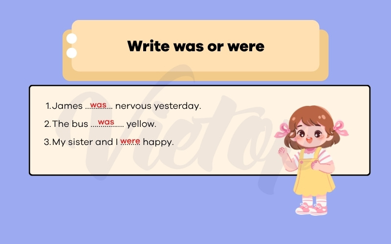 Write was or were