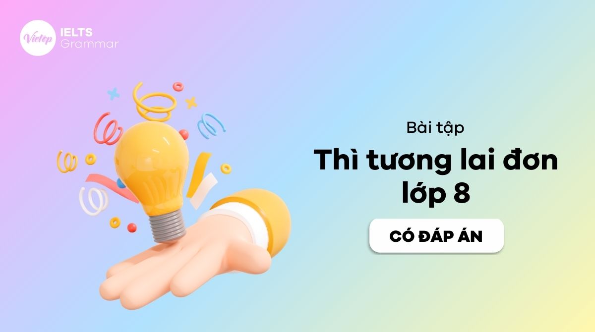 Bài tập thì tương lai đơn lớp 8