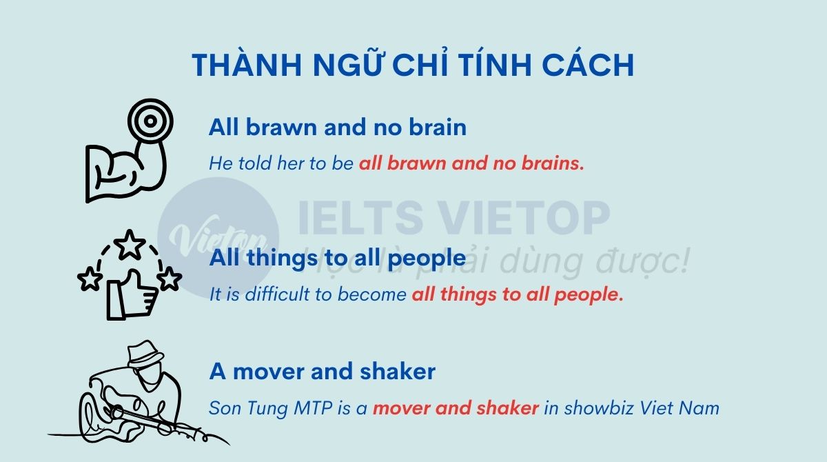 Các thành ngữ chỉ tính cách