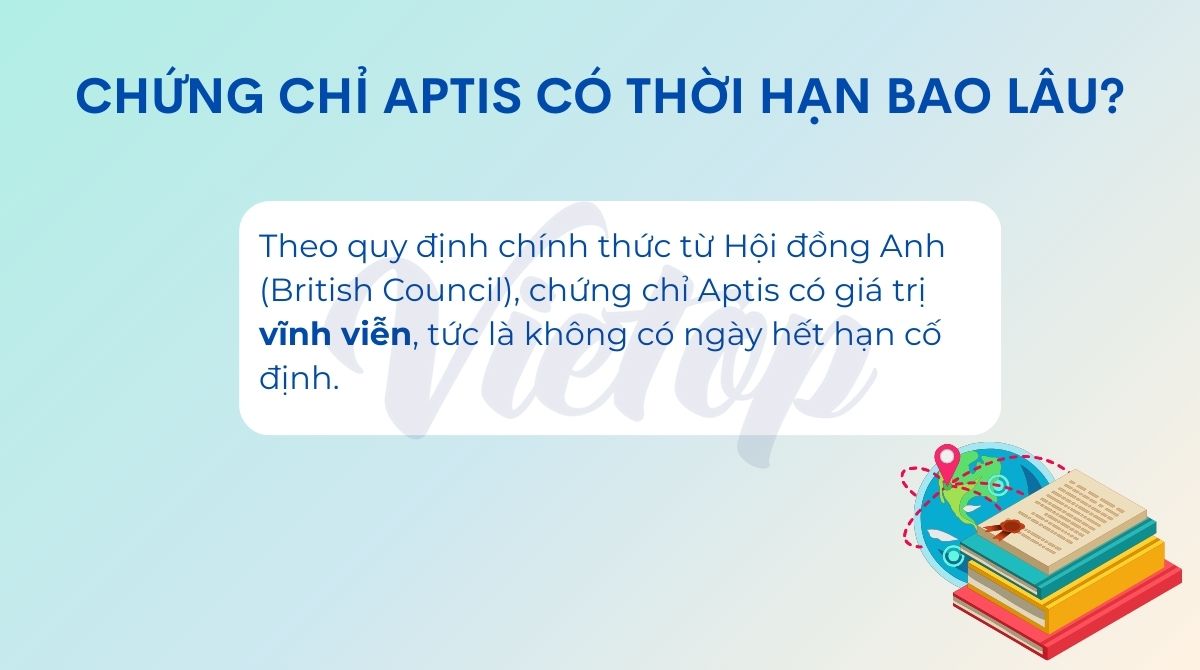 Chứng chỉ APTIS có thời hạn bao lâu?