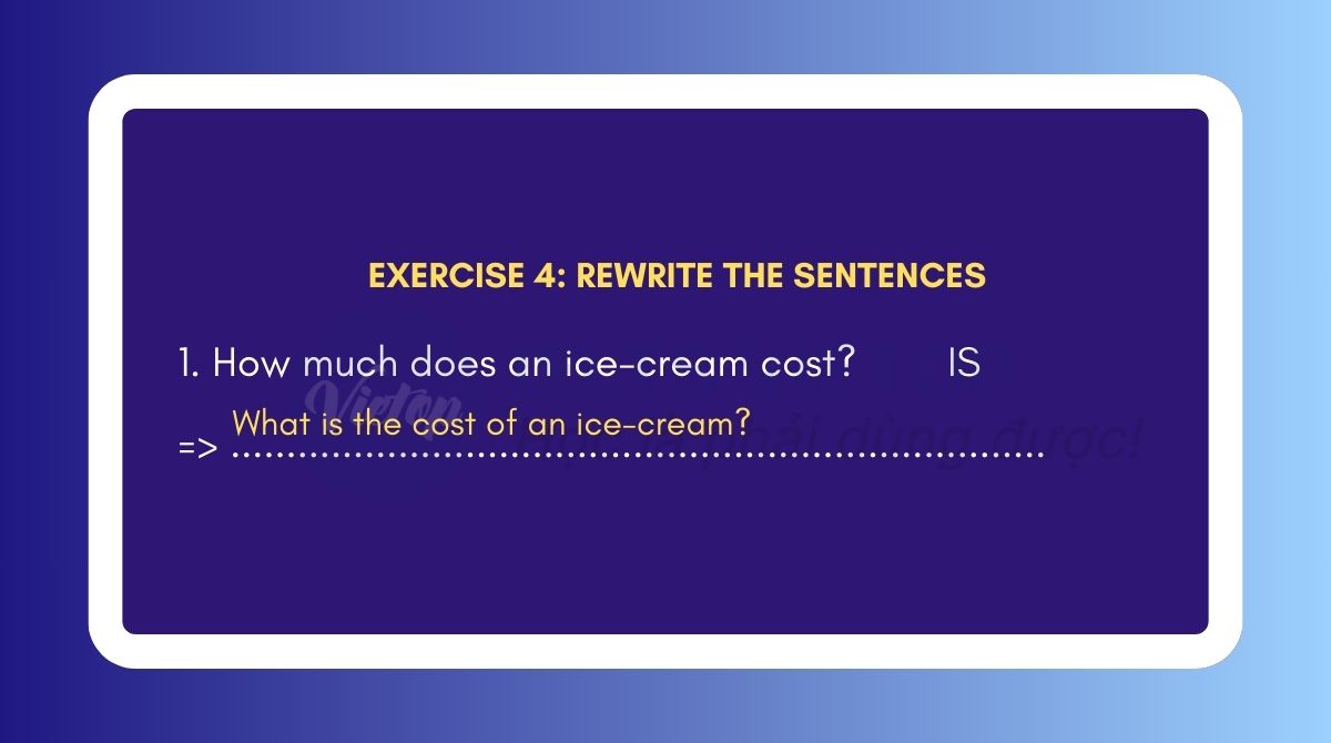 Rewrite each of the following sentences in such a way that it is as similar as possible in meaning to the original sentence. Use the word given and other words as necessary. Do not change the form of the given word