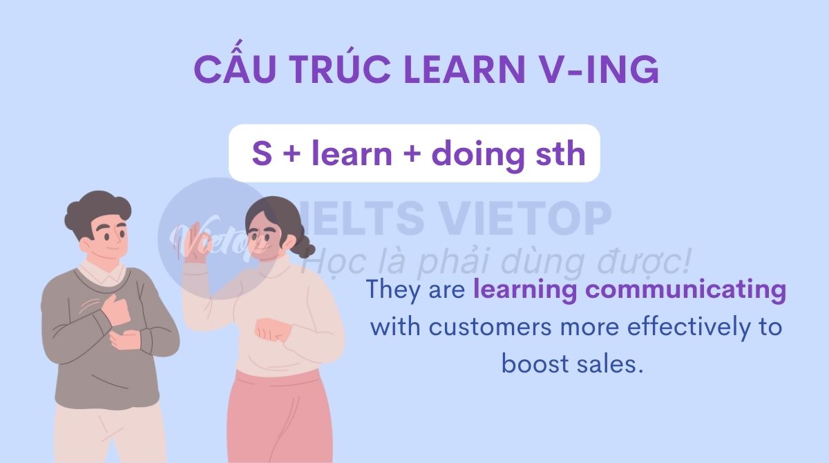 Cấu trúc learn Ving