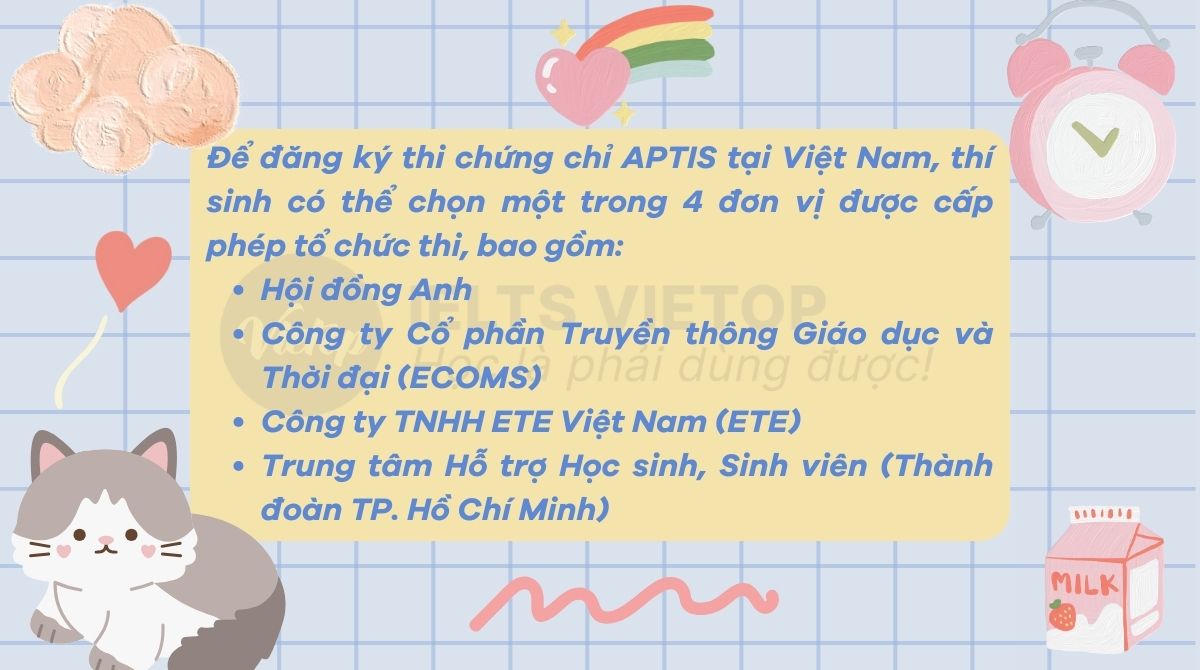 Thông tin về chứng chỉ APTIS