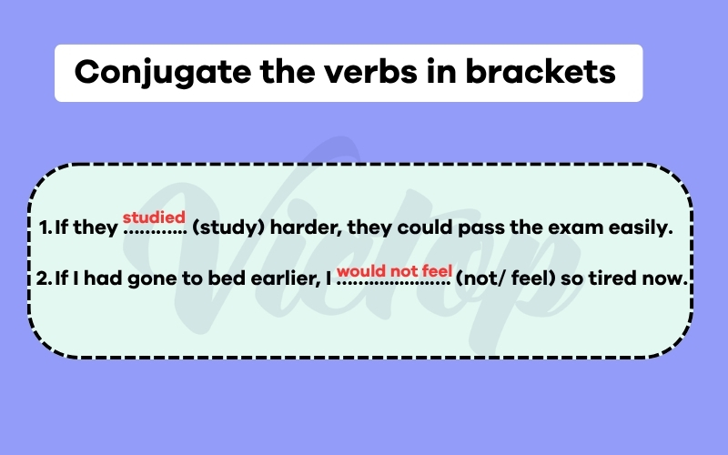 Conjugate the verbs in brackets