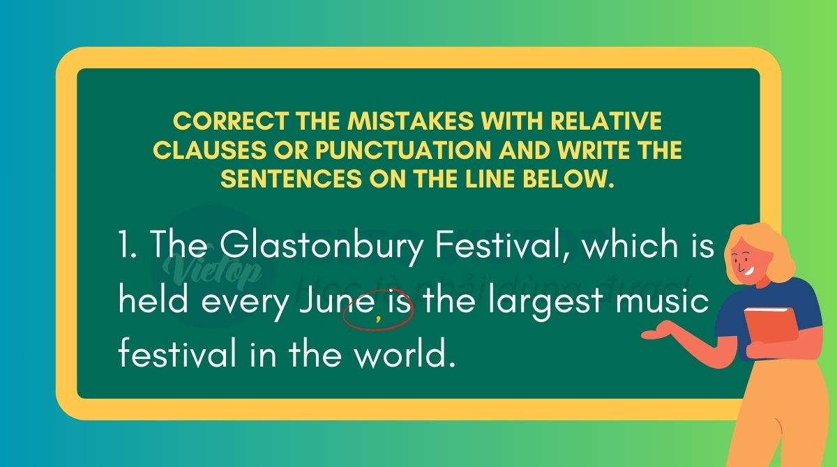 Correct the mistakes with relative clause