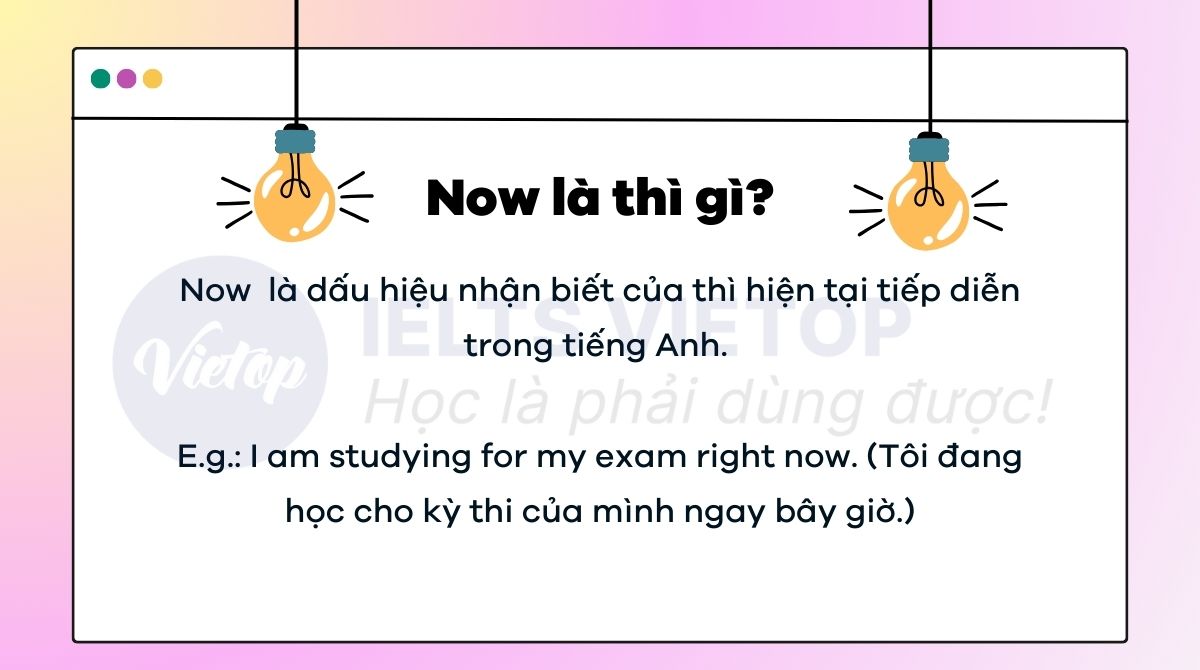 Giải đáp now là thì gì