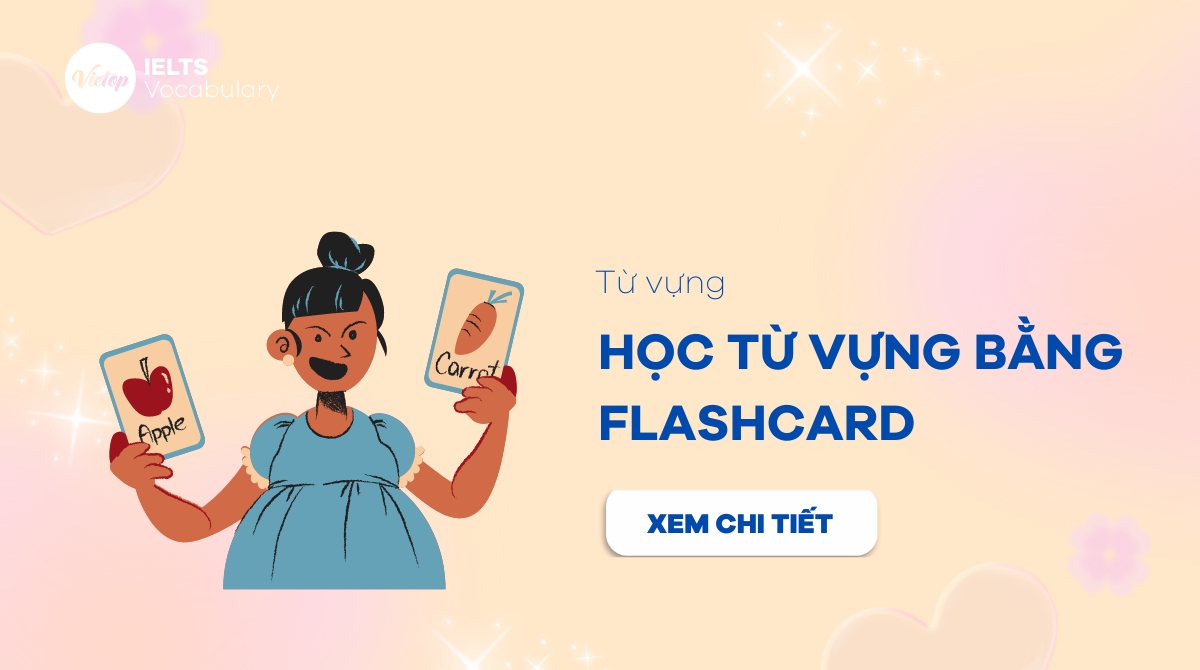 học từ vựng bằng flashcard