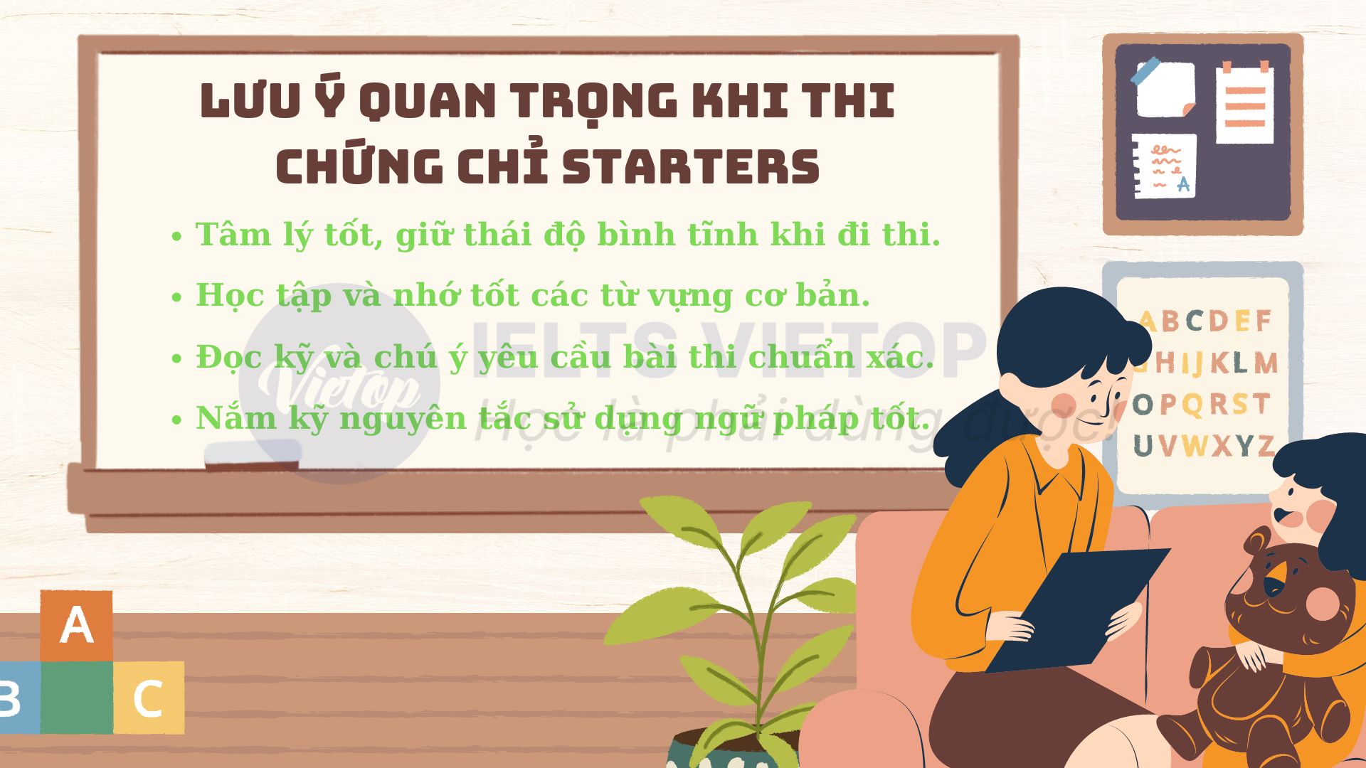 Lưu ý quan trọng cần chuẩn bị cho thí sinh trước khi tham gia thi chứng chỉ Starters