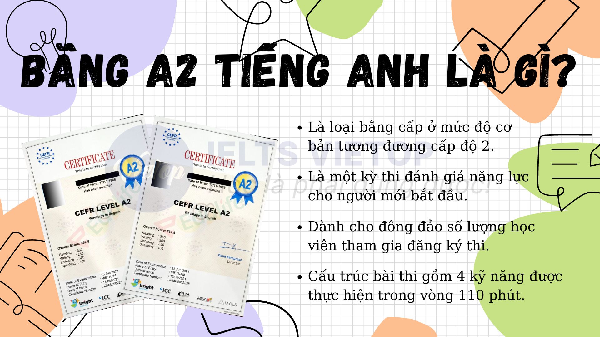 Sơ lược thông tin về bằng A2 tiếng Anh chính xác nhất 2024