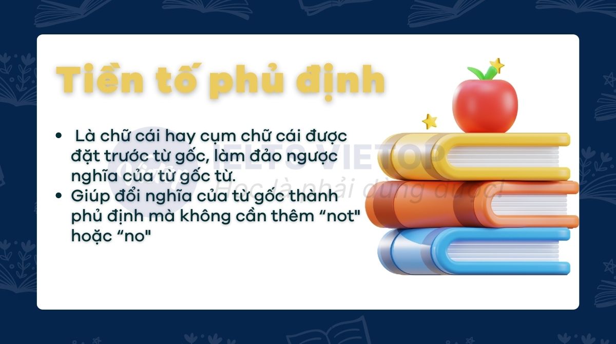 Tiền tố phủ định là gì