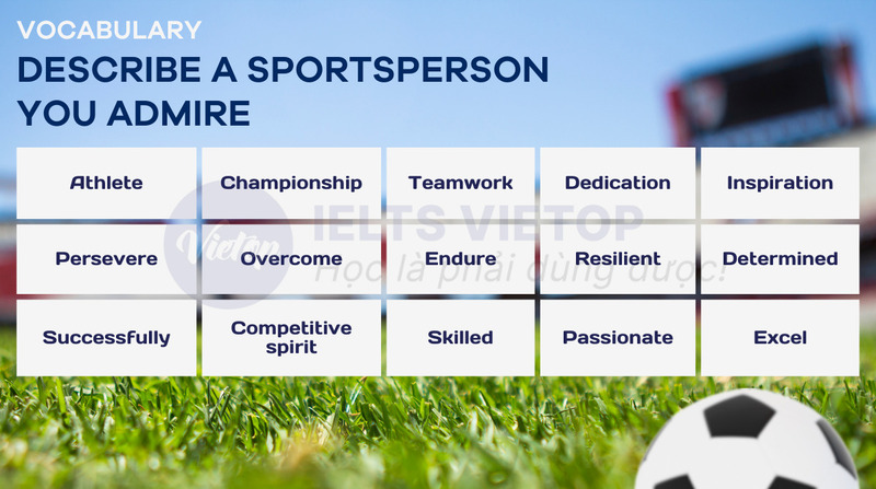 Từ vựng describe a sportsperson you admire