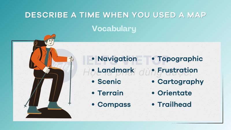 Từ vựng describe a time when you used a map