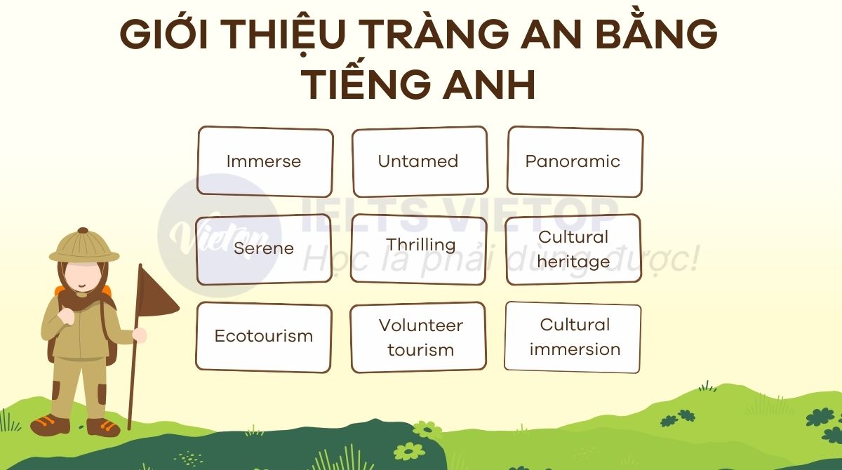 Từ vựng giới thiệu Tràng An bằng tiếng Anh