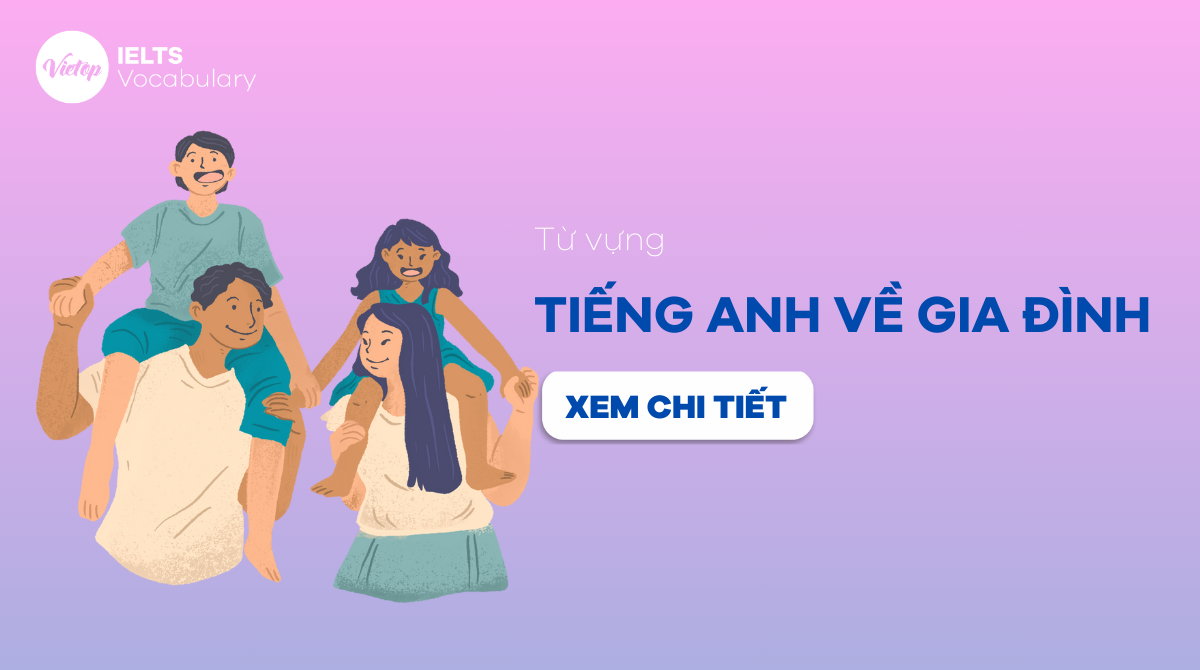 từ vựng tiếng Anh về gia đình