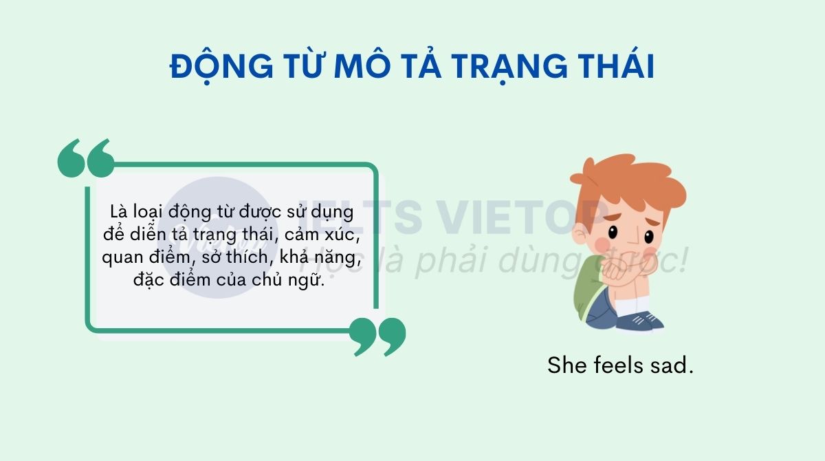 Động từ miêu tả trạng thái