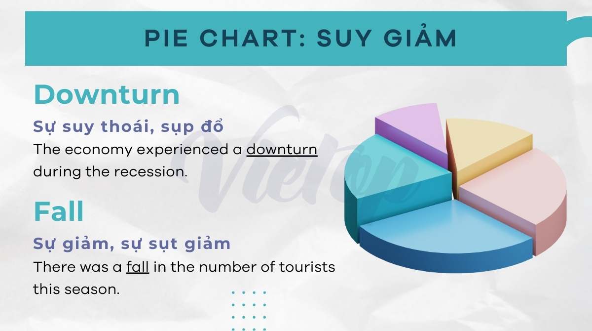 từ vựng Pie chart