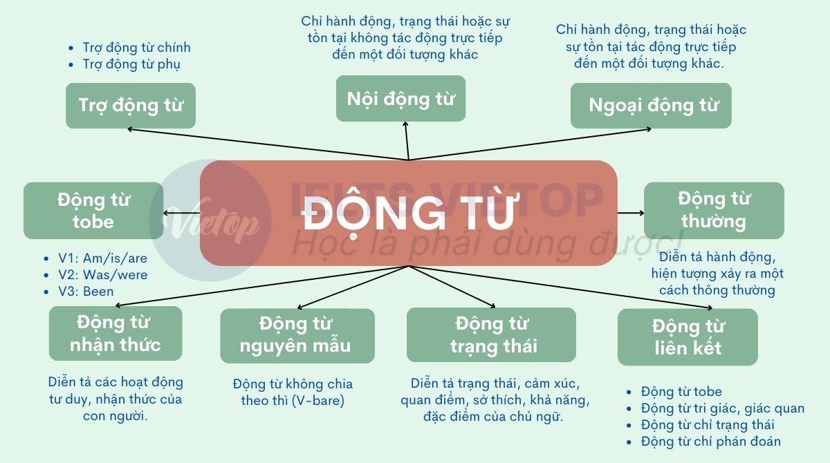 Tổng hợp kiến thức về động từ