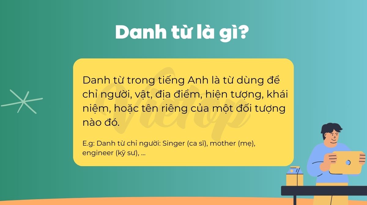 Danh từ trong tiếng Anh là gì?