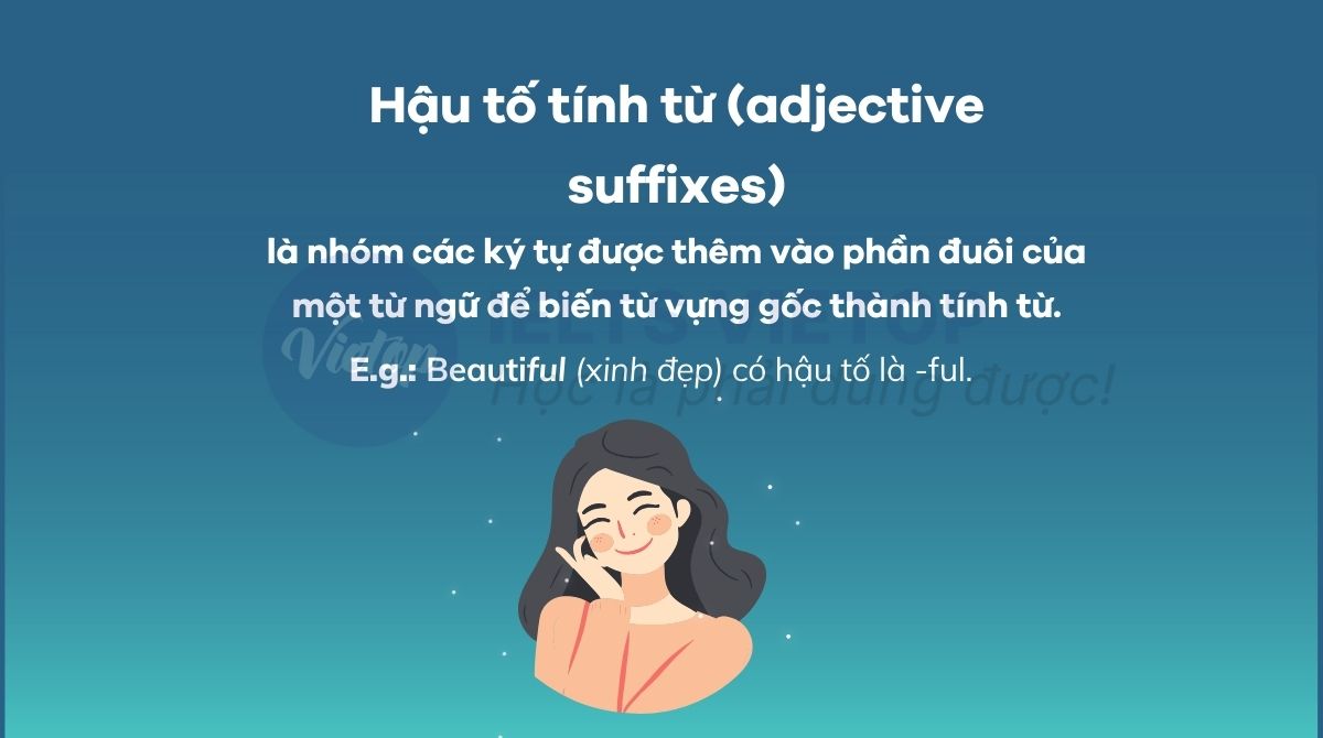 Hậu tố tính từ là gì