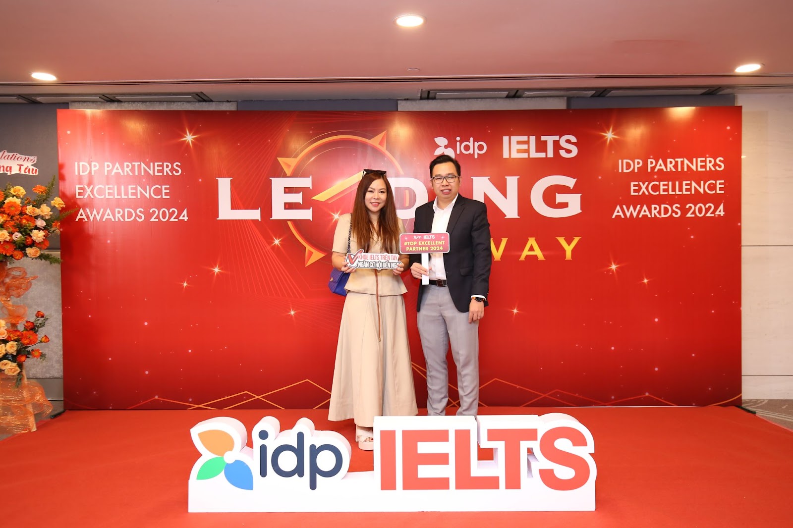 IELTS Vietop tham gia Partner Excellence Award 2024 với vai trò đối tác Bạch Kim