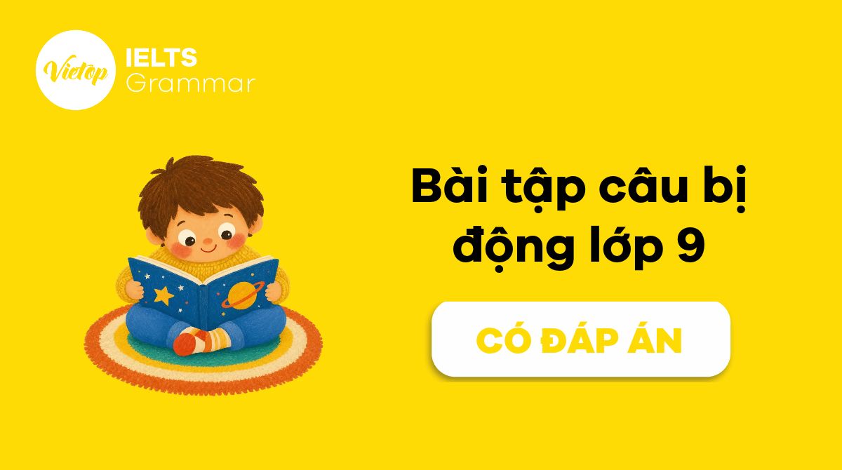 Bài tập câu bị động lớp 9