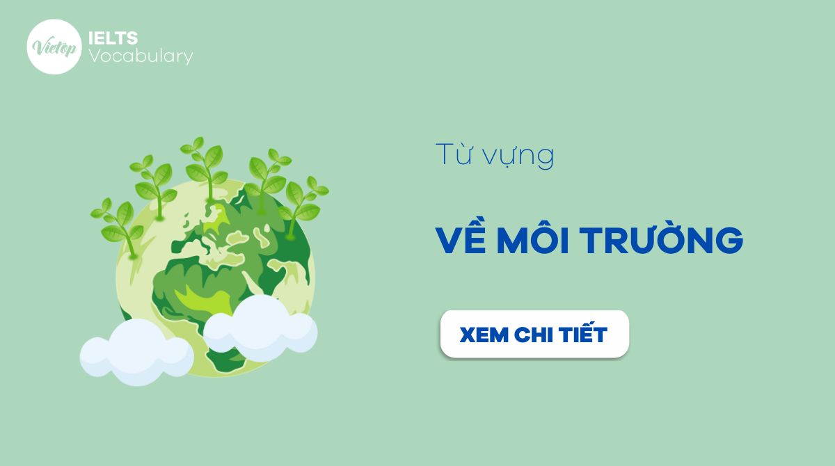 Từ vựng về môi trường