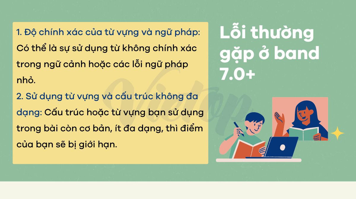 Các lỗi ngữ pháp thường gặp trong IELTS Writing band 7.0+