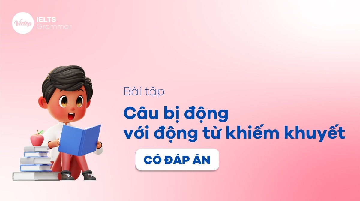 Câu bị động với động từ khiếm khuyết