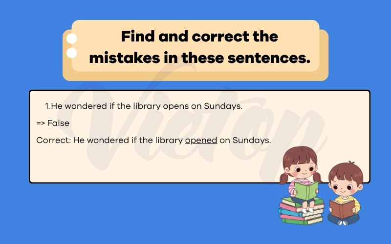 Find and correct the mistakes in these sentences