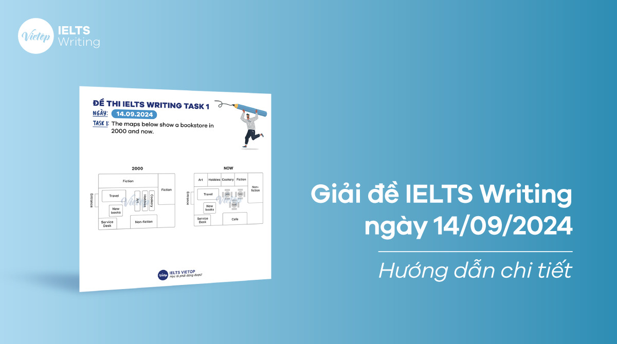 [ACE THE TEST] Giải đề IELTS Writing ngày 14/09/2024